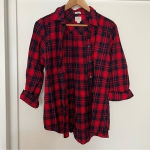 J. Crew boy fit flannel button down